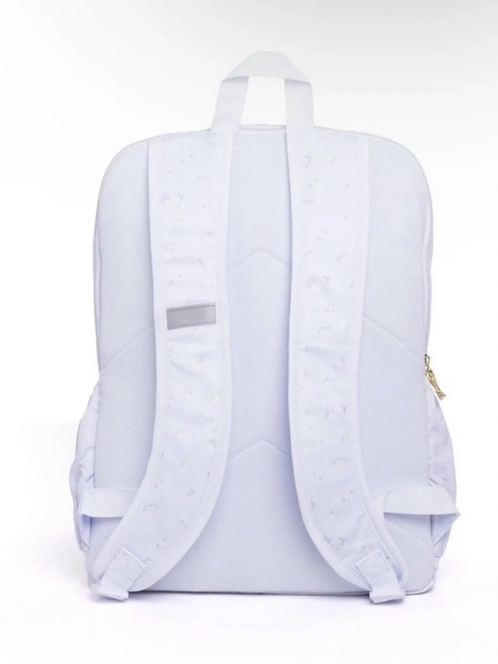 LoveShackFancy Lavender Quilted Backpack with Gold Hardware
